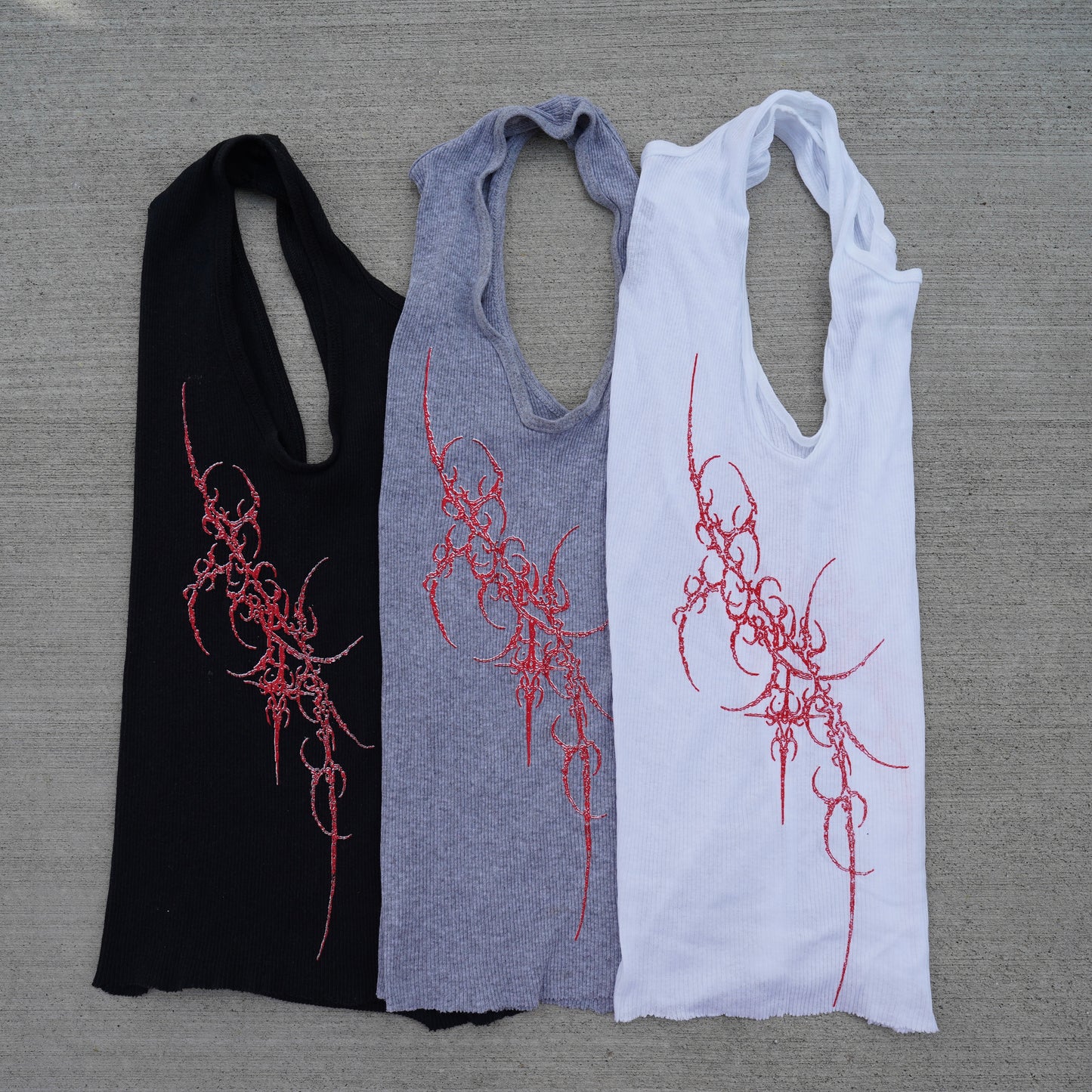 3-Pack Blood Streak Tank Tops