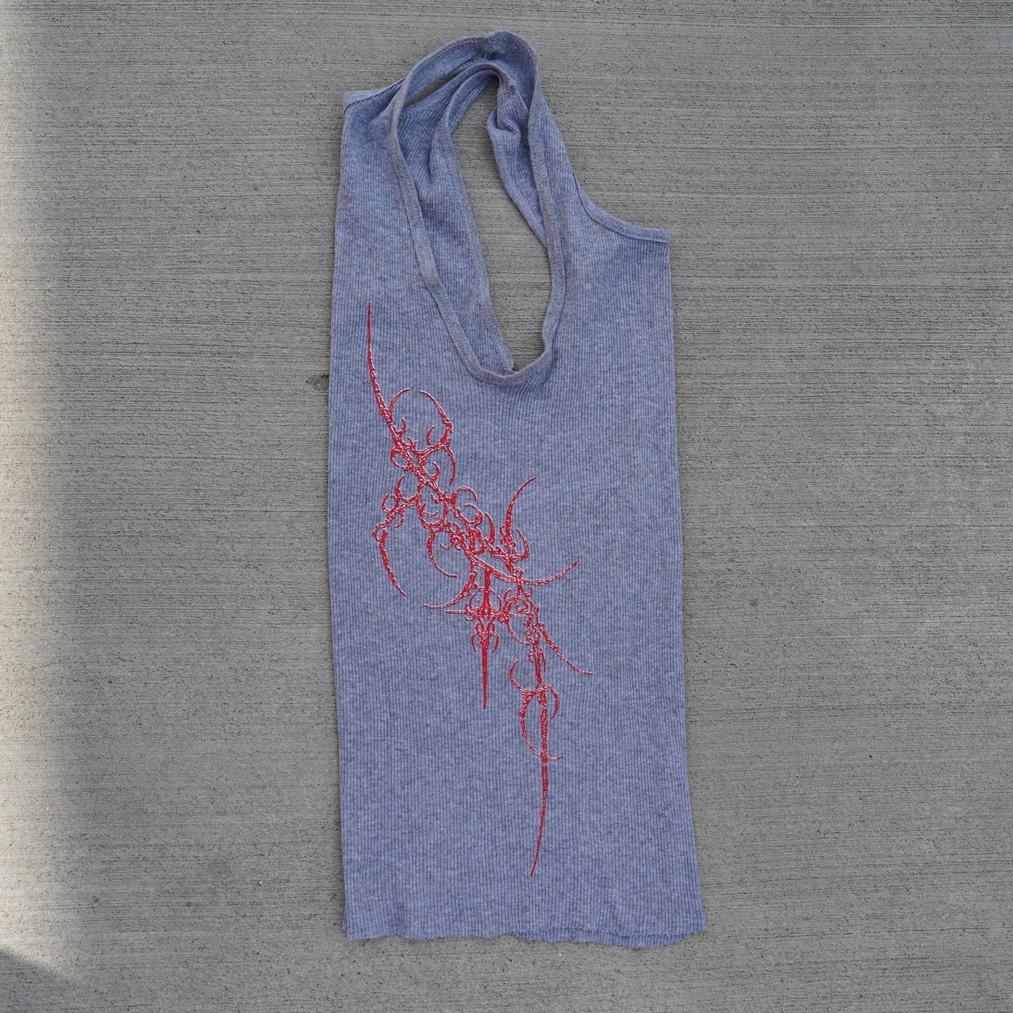 Blood Streak Tank Top Gry