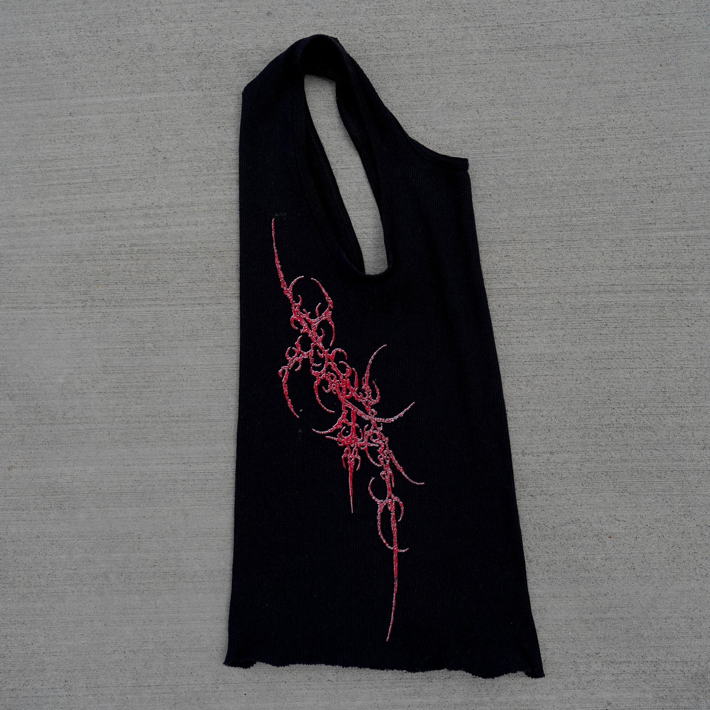 Blood Streak Tank Top Blk